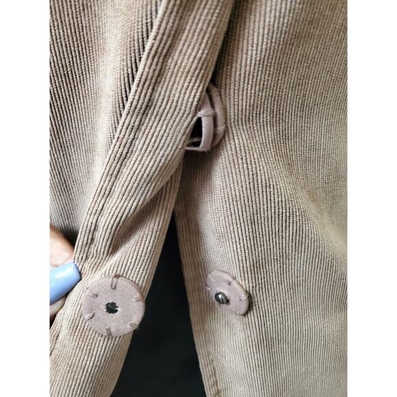 Erin London Womens Brown Single Breasted Three Buttons Front Coat Size Medium - Picture 5 of 13